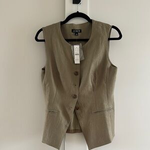 J.Crew linen vest